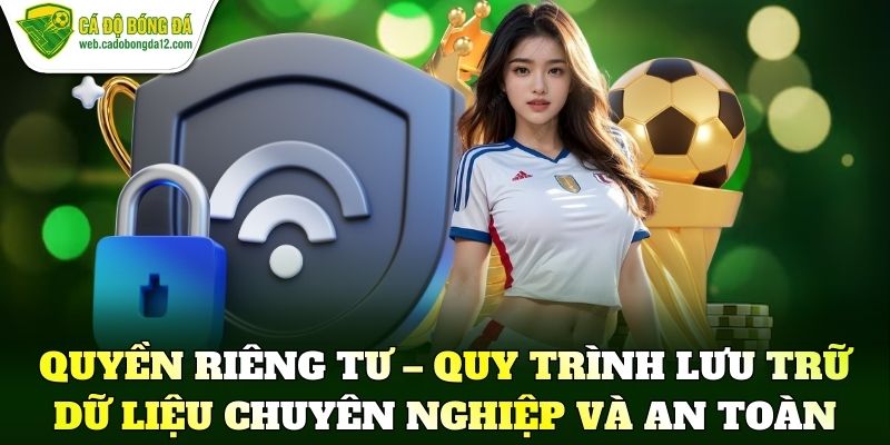 Quyền riêng tư – Quy trình lưu trữ dữ liệu chuyên nghiệp và an toàn