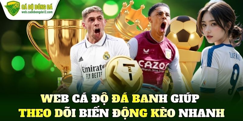 Web cá độ đá banh giúp theo dõi biến động kèo nhanh